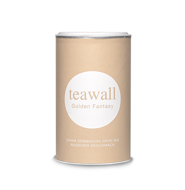 teawall Golden Fantasy Bio - China Genmaicha Bio; nussiger Geschmack